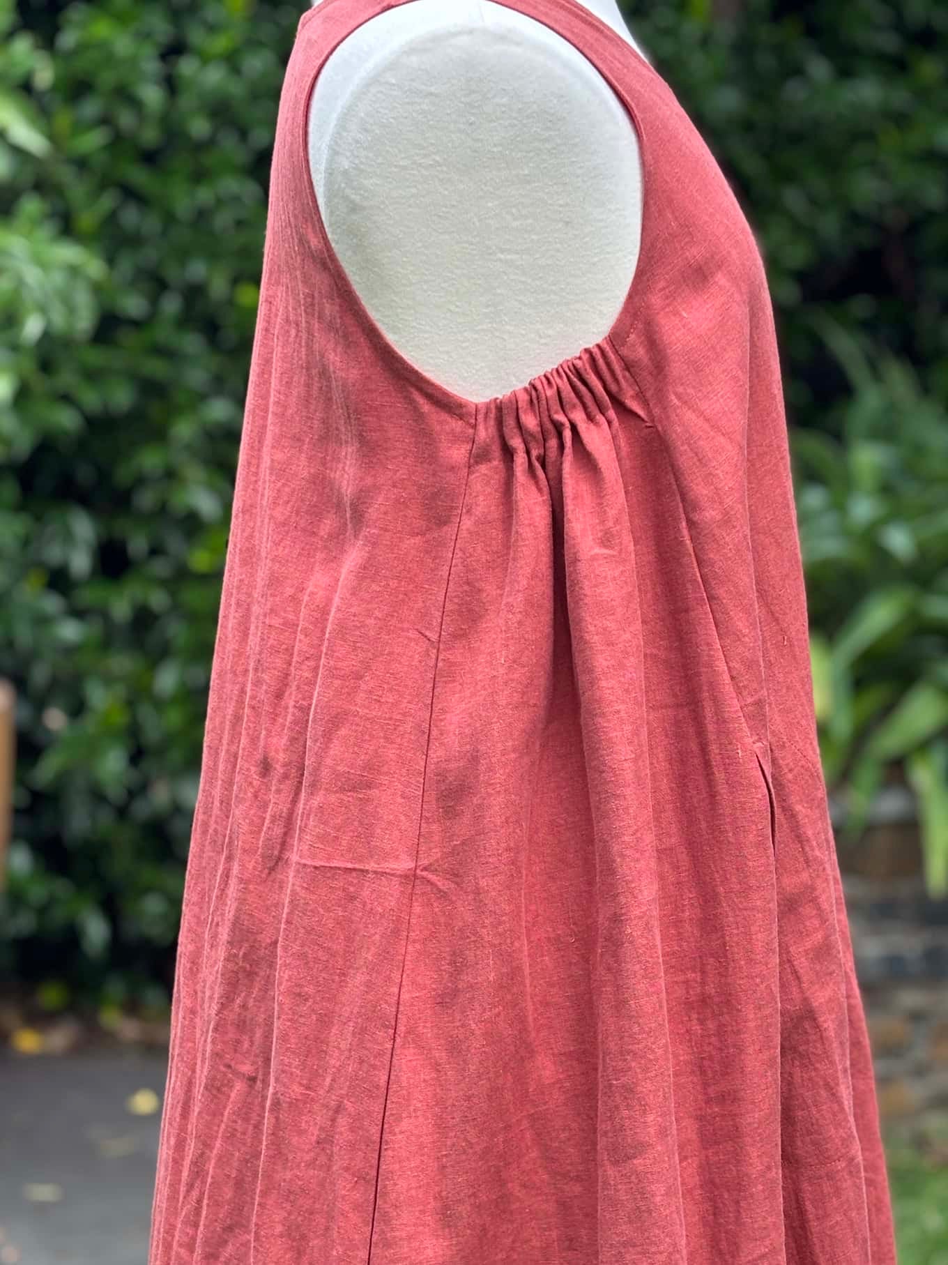 Belinda Pinafore | Rust