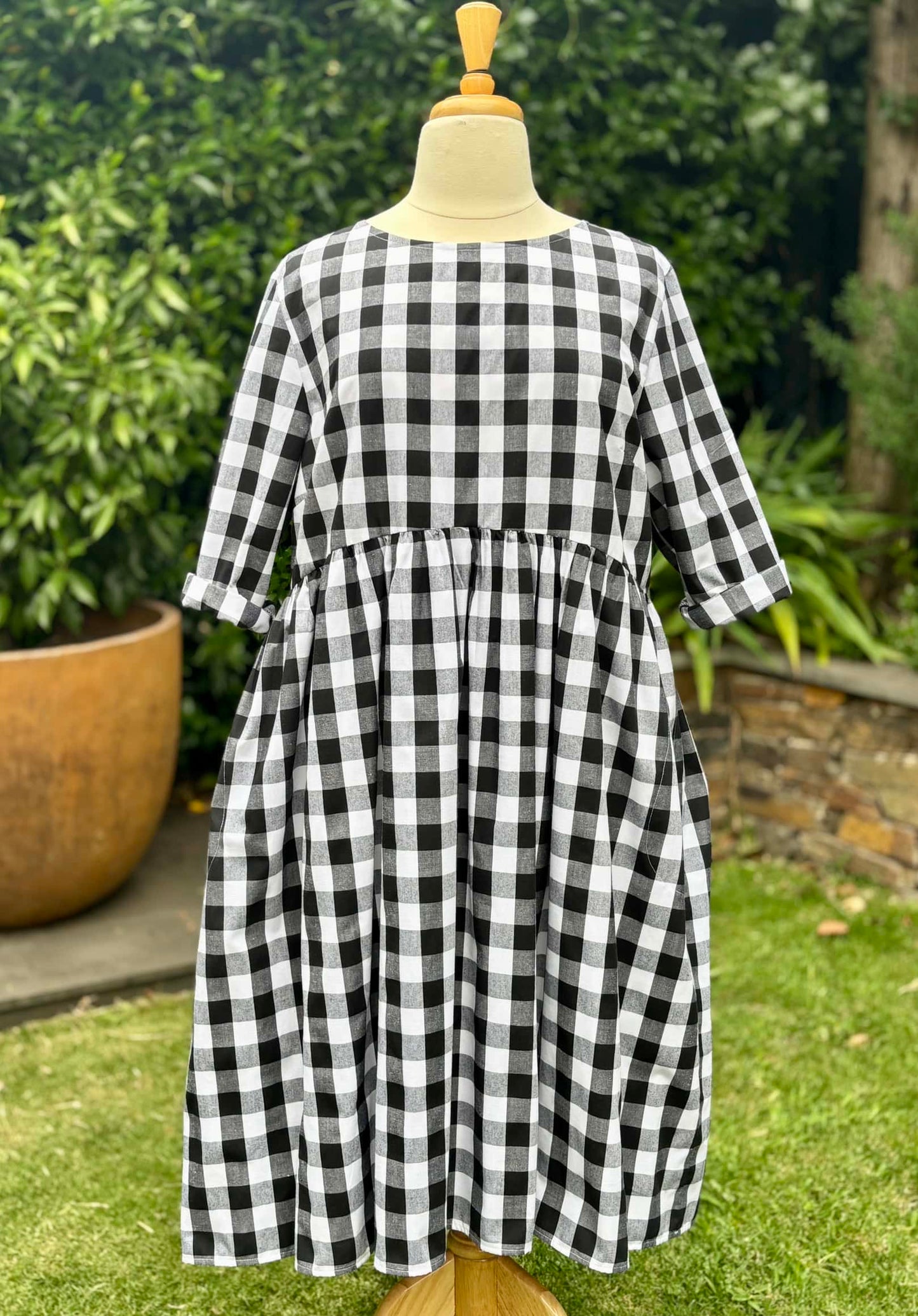 Yarraville : black & white gingham