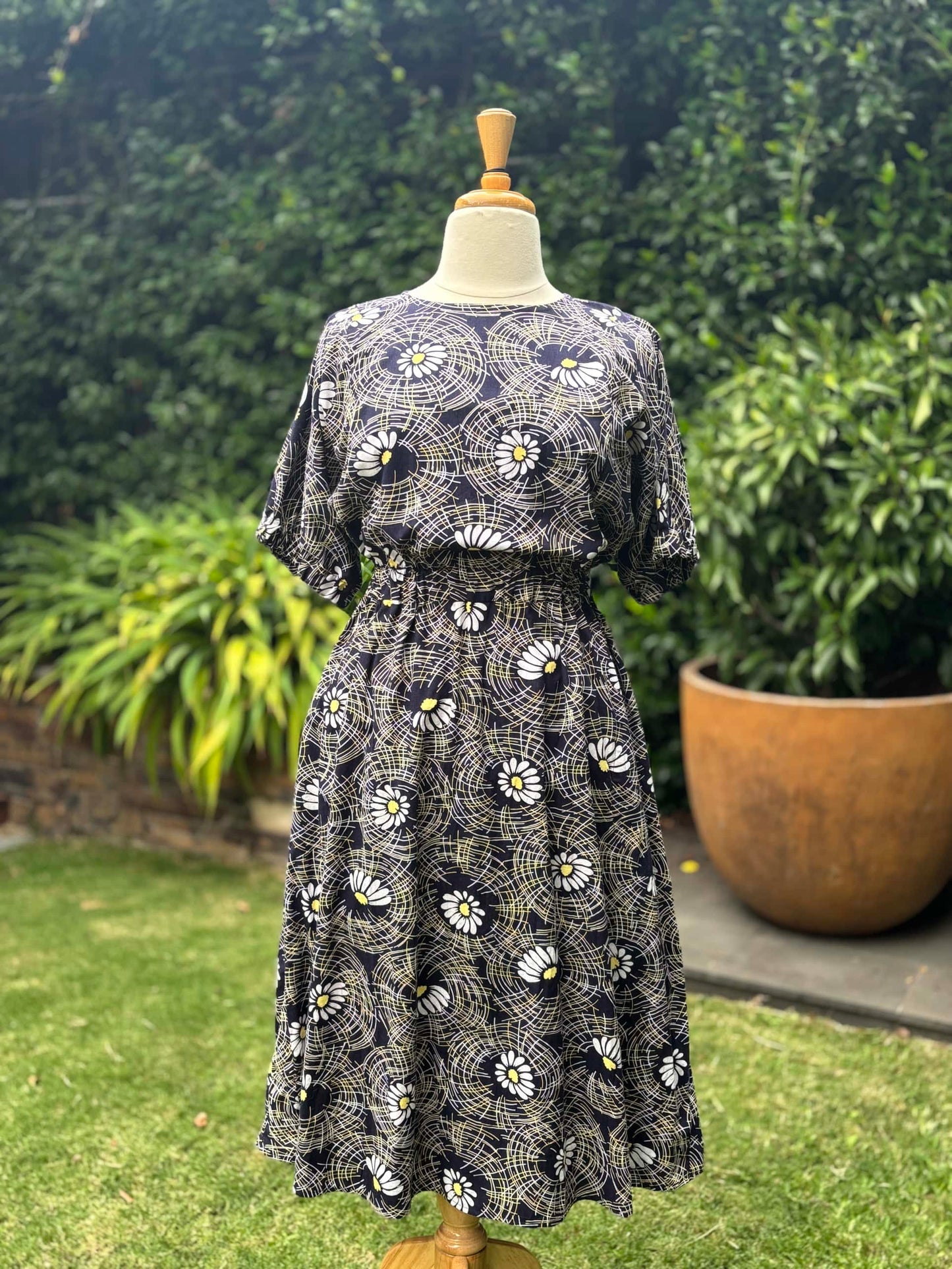 Ashley dress : Navy Floral