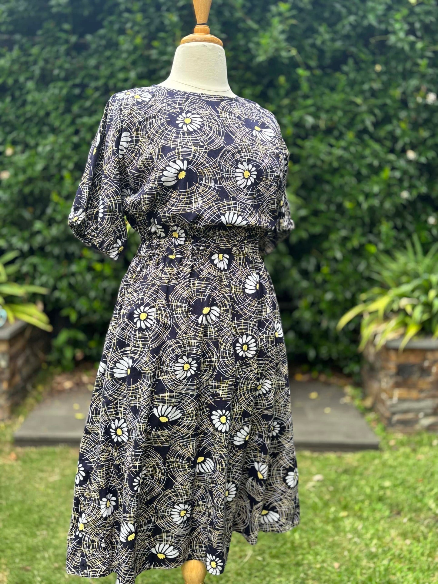 Ashley dress : Navy Floral