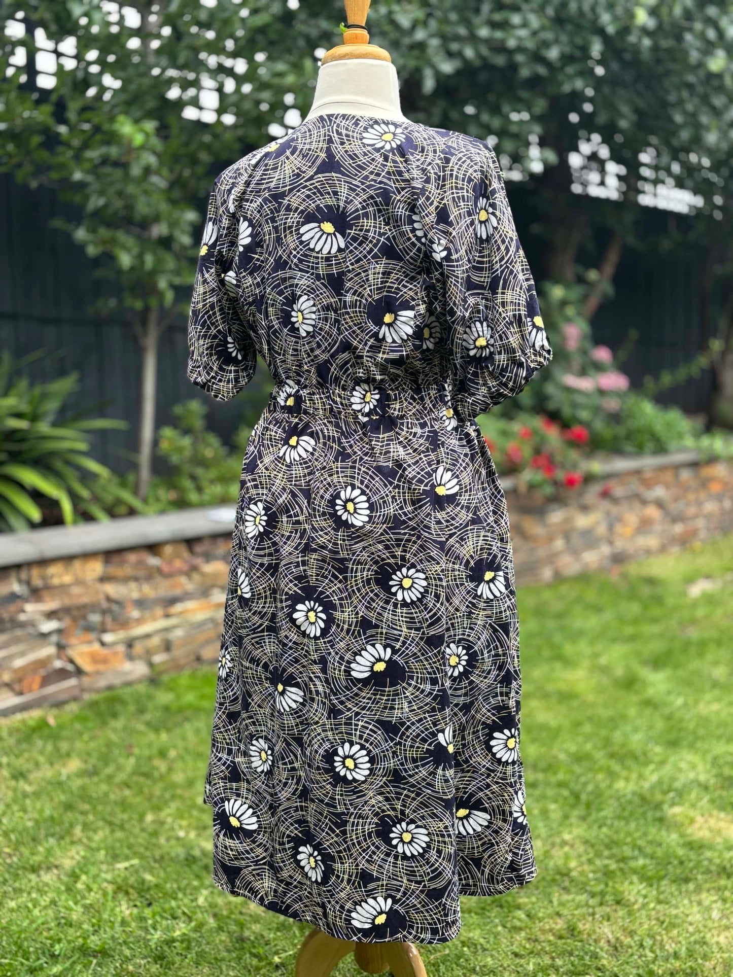 Ashley dress : Navy Floral