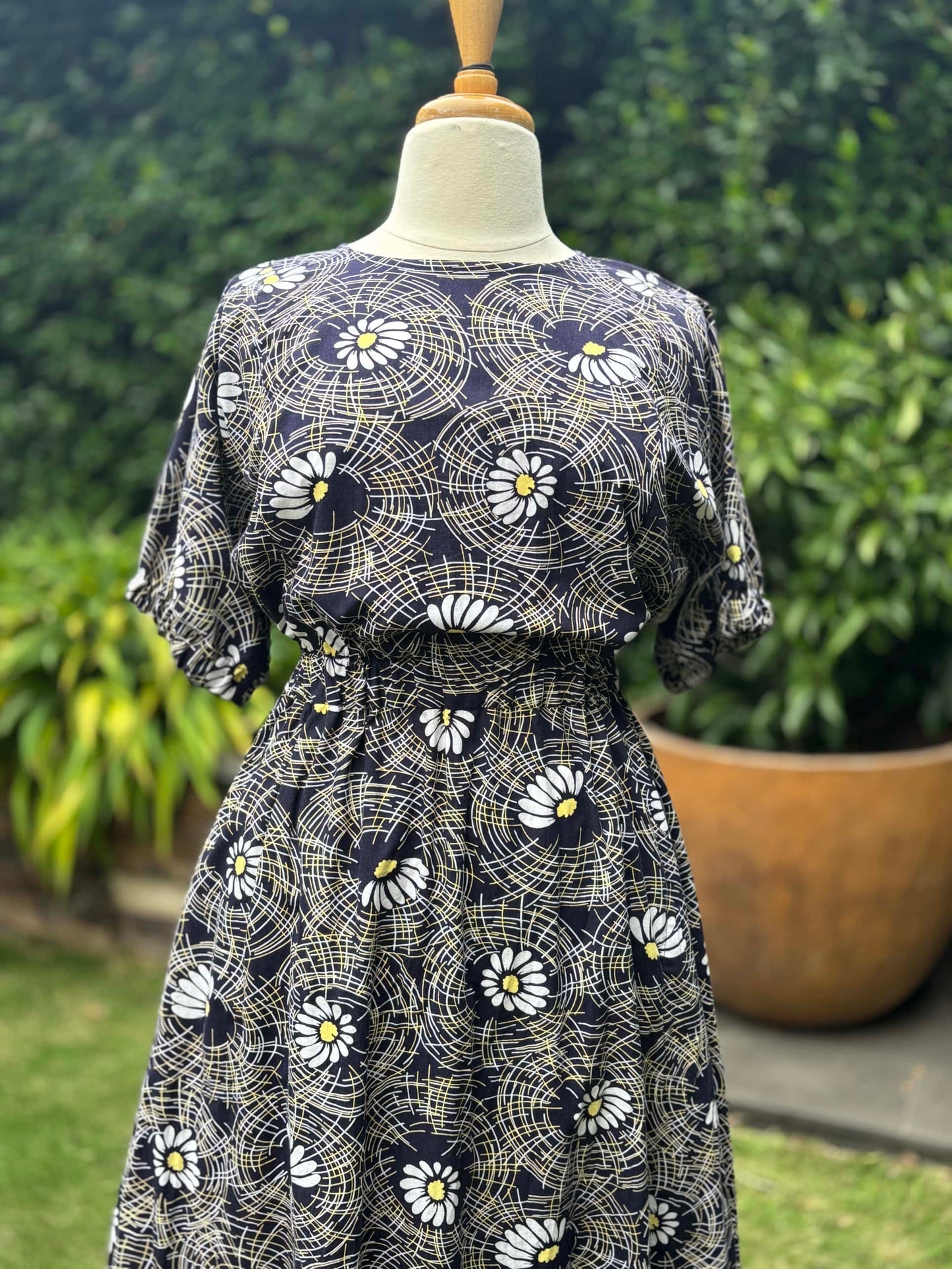 Ashley dress : Navy Floral