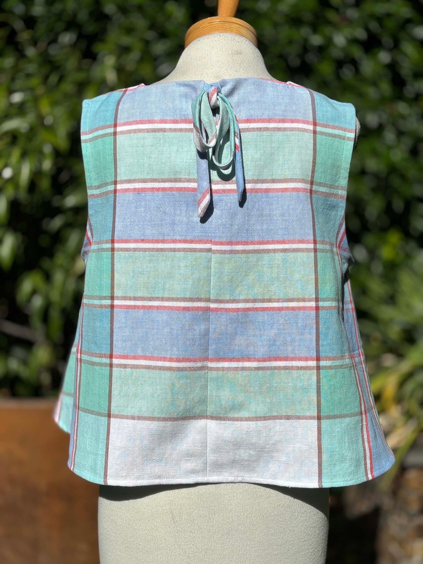 Kudzai Swing Top | Blue & Green