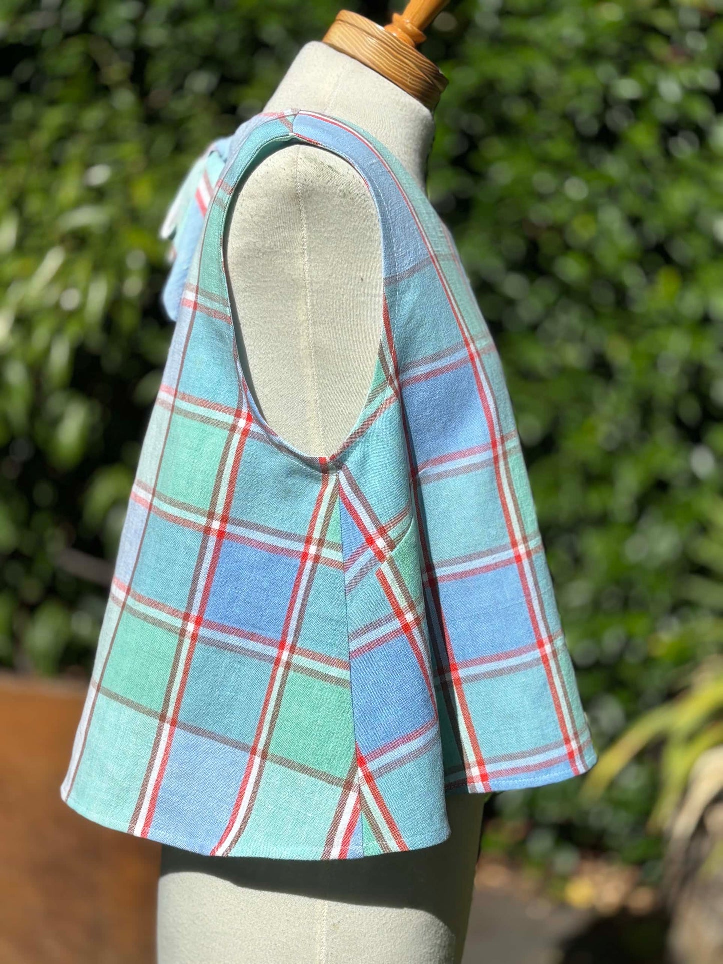 Kudzai Swing Top | Blue & Green
