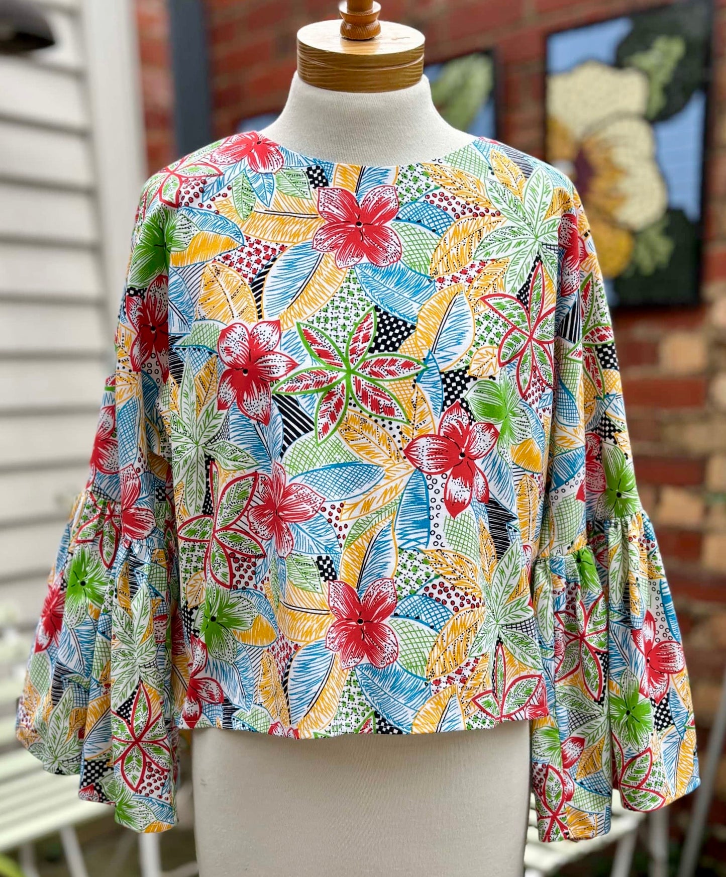 Gathered T-Shirt | Mardi Gras