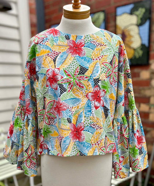 Gathered T-Shirt | Mardi Gras