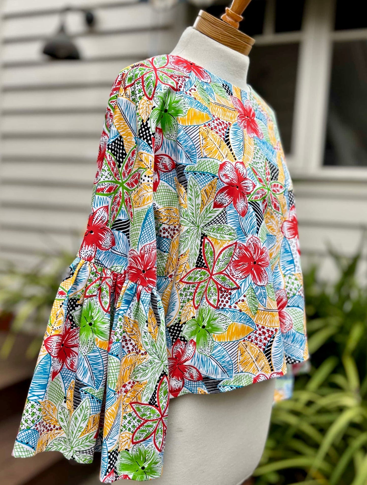 Gathered T-Shirt | Mardi Gras