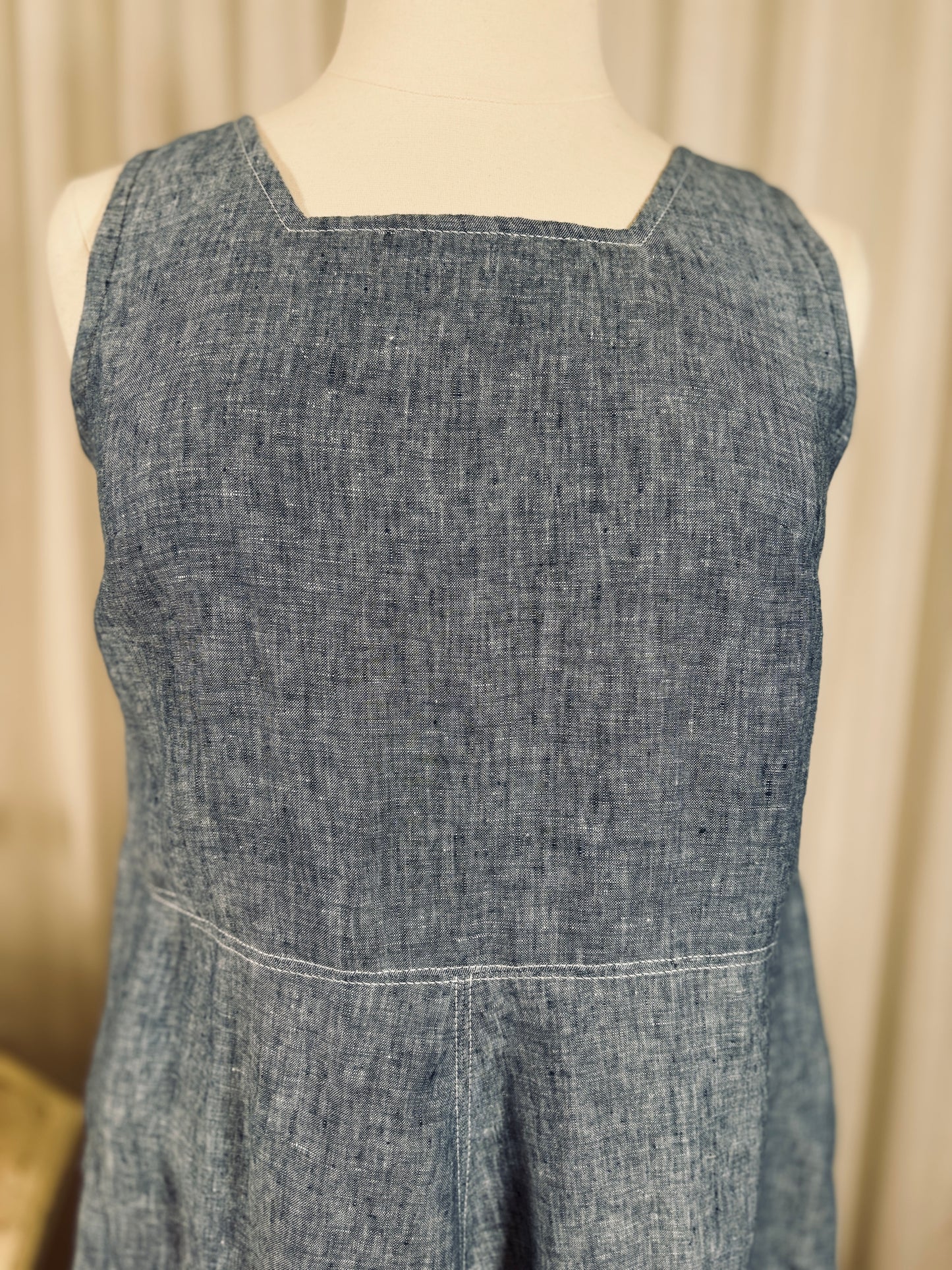 Rina Dress | Grey Marle Linen