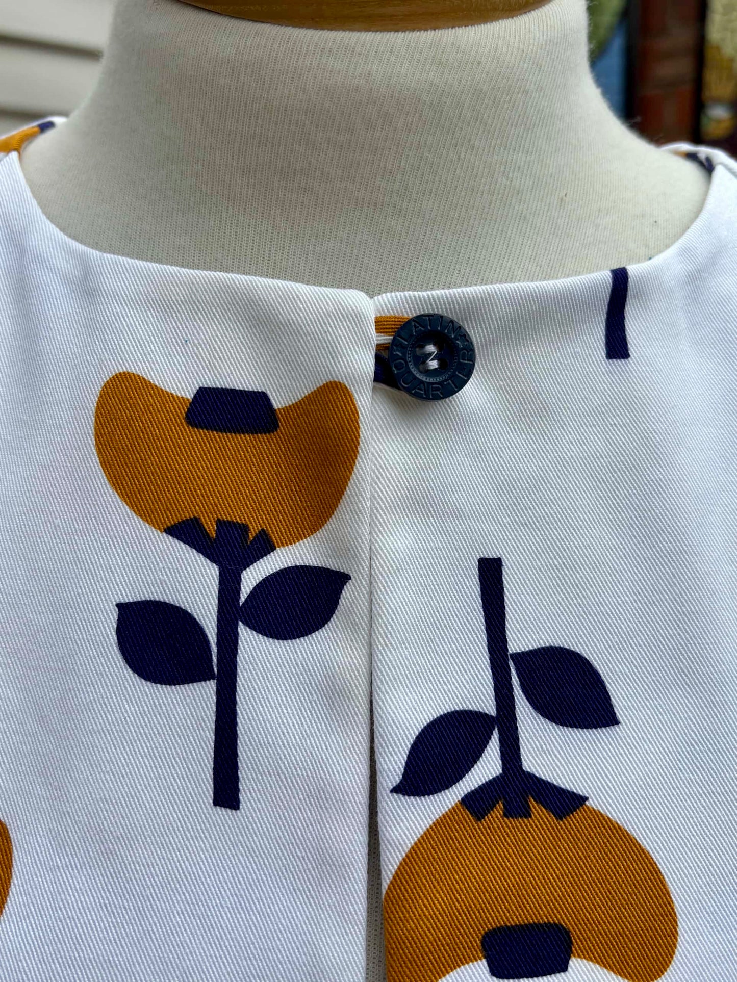 Swing Jacket | Brown Flowers