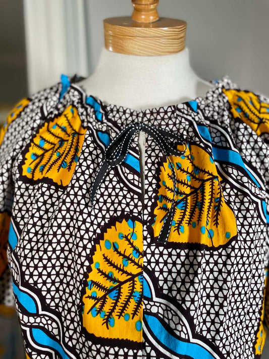 Gypsy Dress | Yellows & Blues