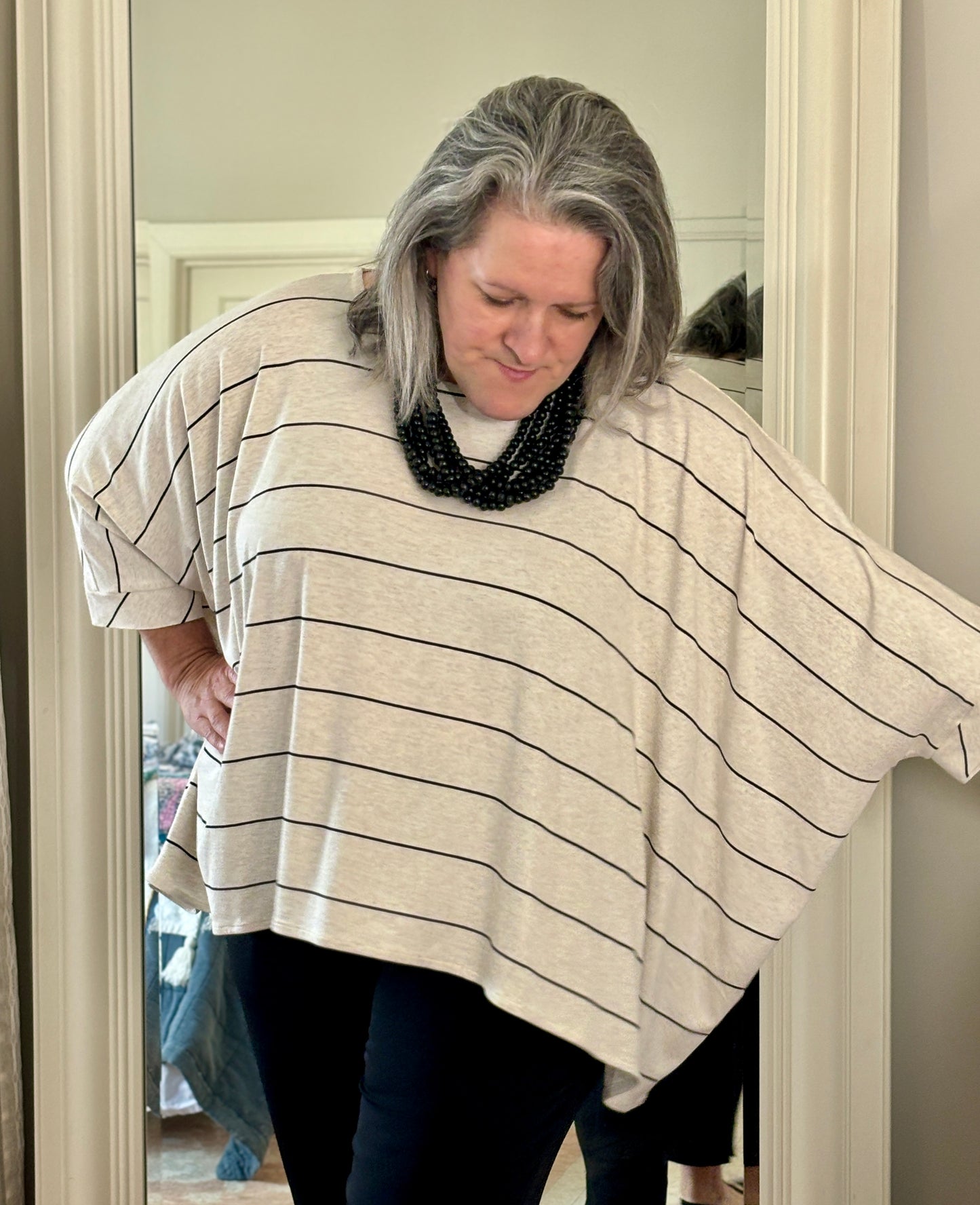Alexa | Striped Cotton Knit