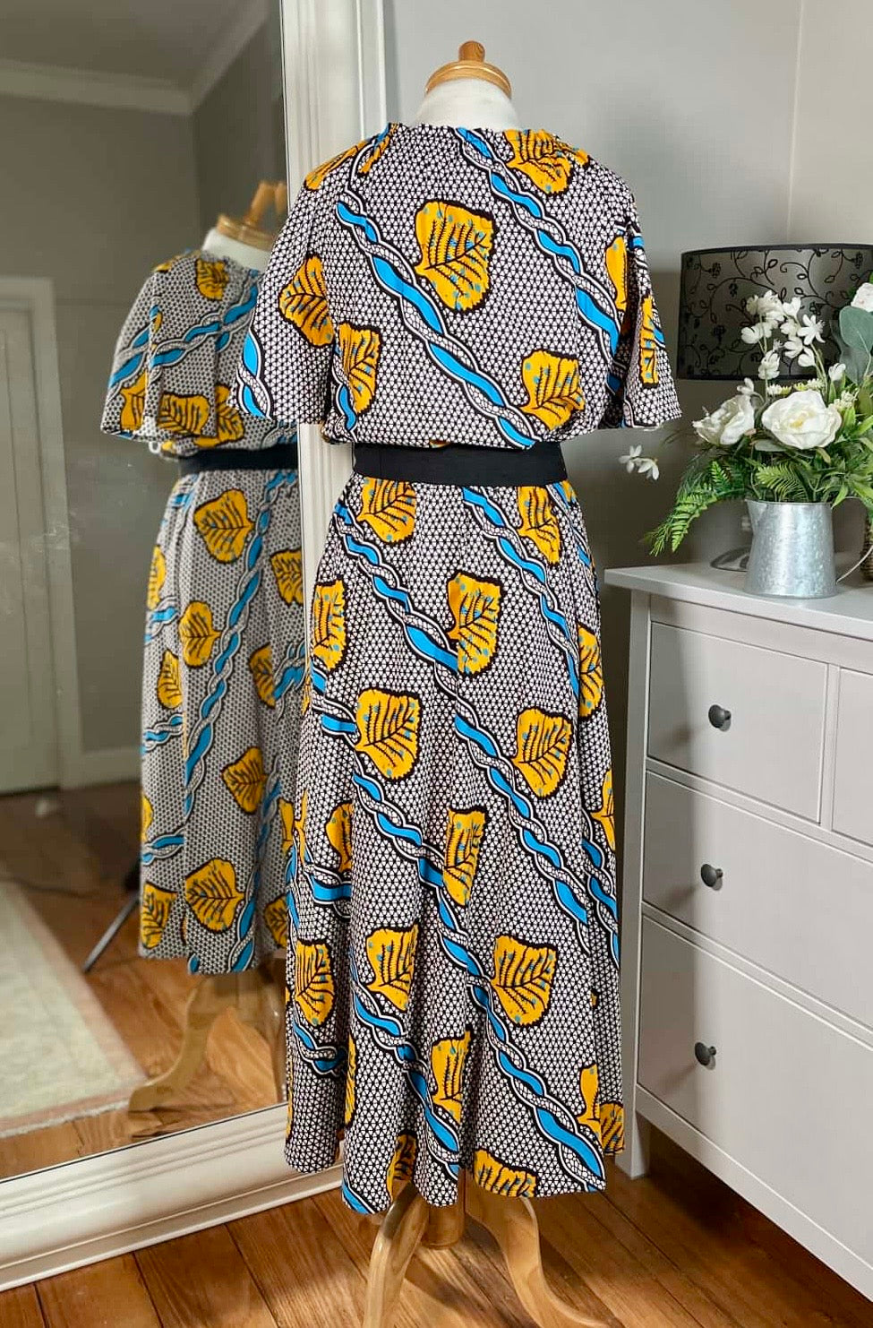 Gypsy Dress | Yellows & Blues