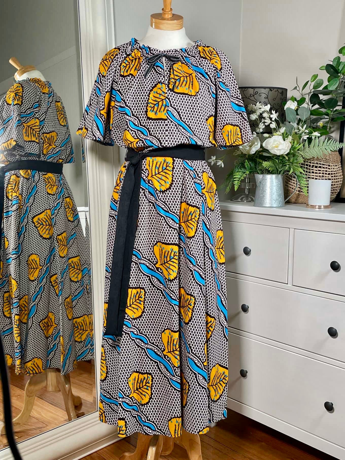 Gypsy Dress | Yellows & Blues