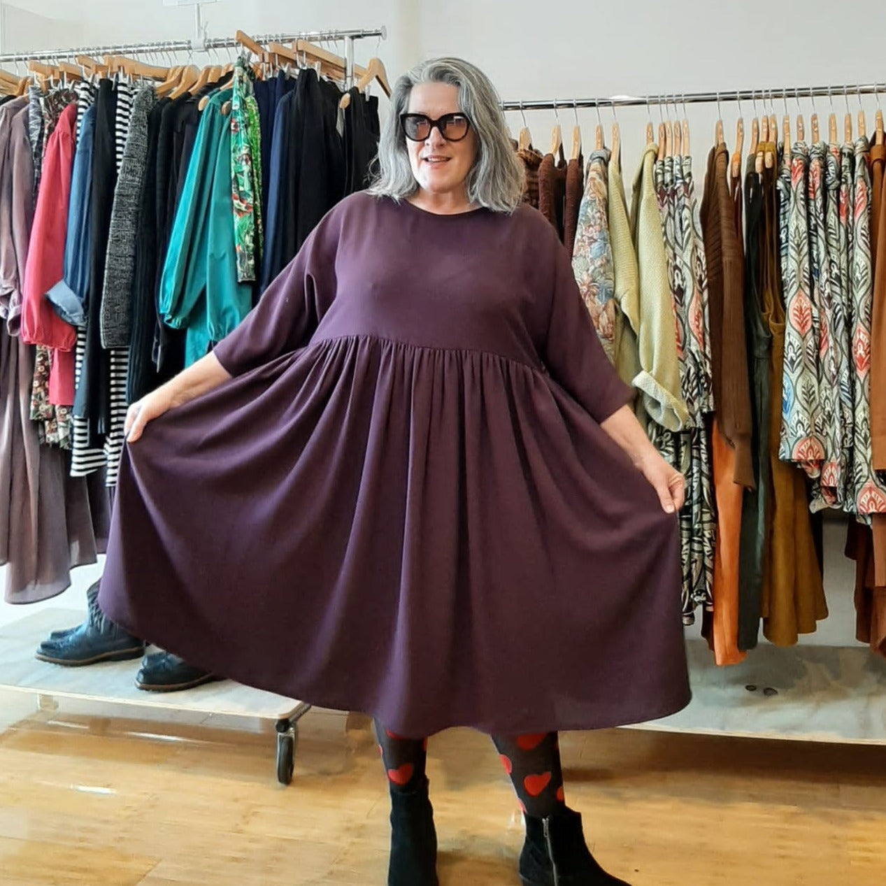Nicola : Plum Crepe