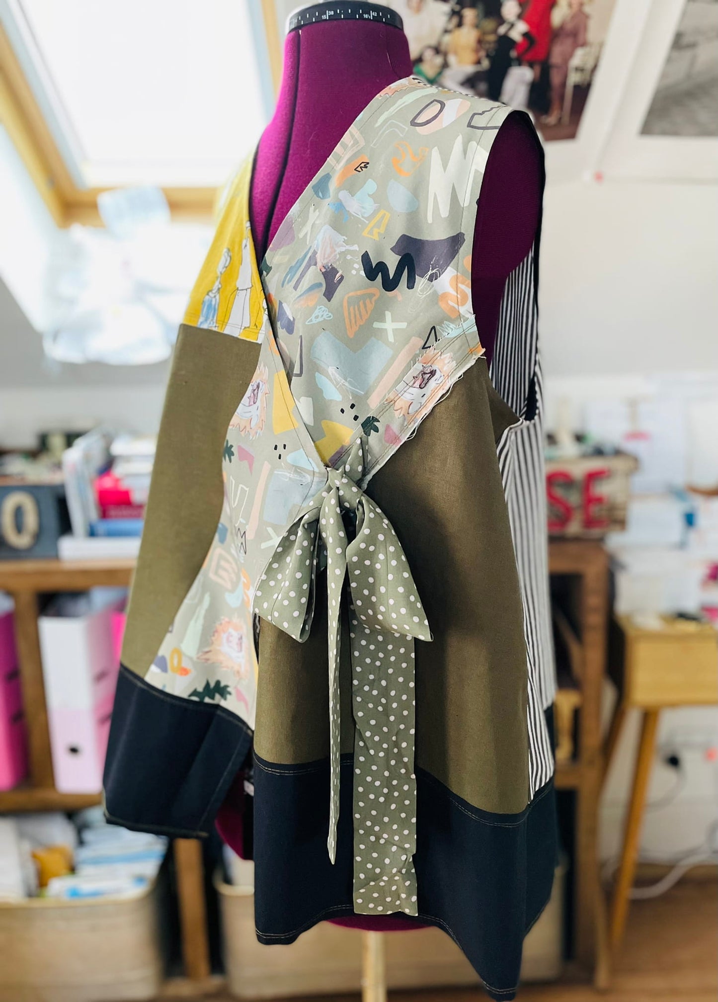 The Potter Vest : all the greens