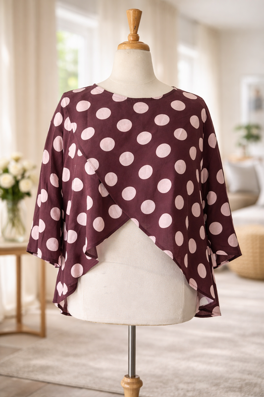 Grace Top : Chocolate Brown Linen