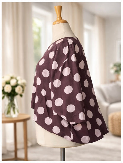 Grace Top : Chocolate Brown Linen